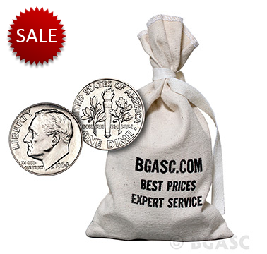 $100 silver dime bag
