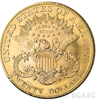 $20 Liberty Gold Eagle back