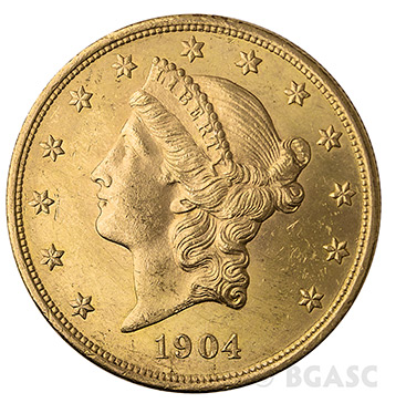 $20 Liberty Gold Eagle front