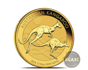 2018 1/10 oz perth ming gold kangaroo