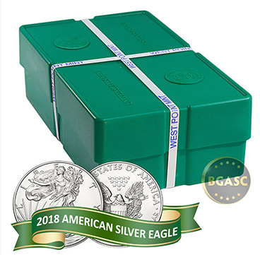 2018 American Silver Eagle Monster box
