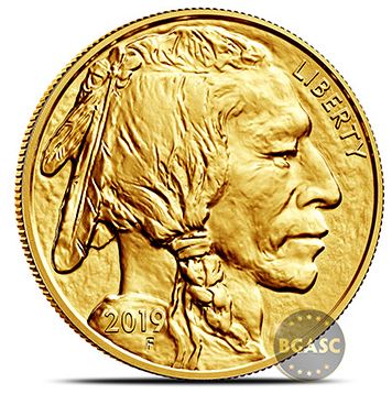 2019 american Gold Buffalo coin front