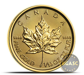 Canadian mint one tenth ounce gold coin