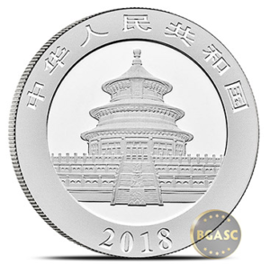 Chinese 30g silver panda obverse temple of heaven