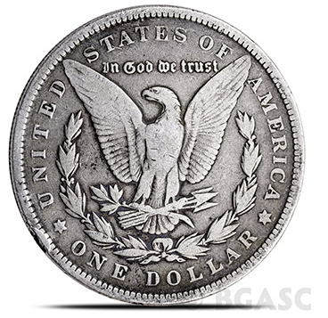Morgan Silver Dollar reverse cull