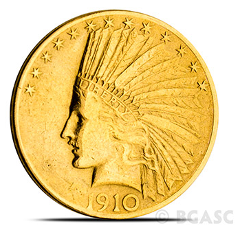 $10 Indian Gold Eagle Front