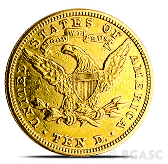 $10 Liberty Gold Eagle Back