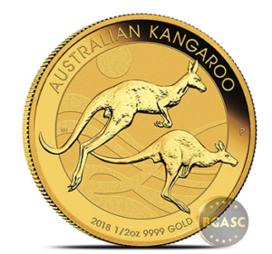 2018 1/2 ounce Perth Mint Gold kangaroo