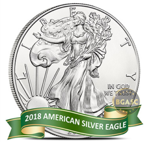 2018 American silver eagle pre order front