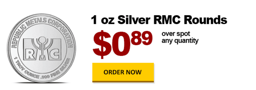 one oz rmc silver rounds black friday BGASC