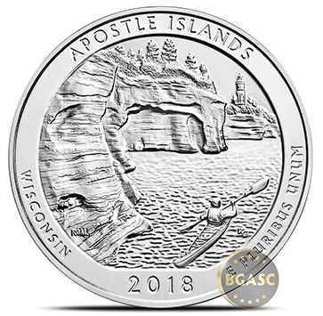 Apostle island ATB coin 2018 BGASC