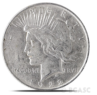 Cull Peace dollar front