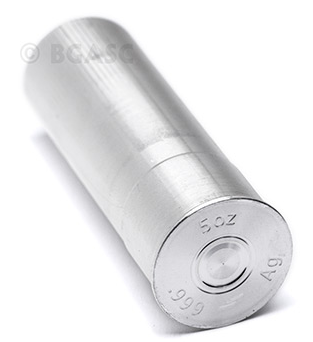 5 oz Silver Bullet - 12 Gauge Shotgun Shell