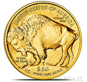 Gold buffalo reverse
