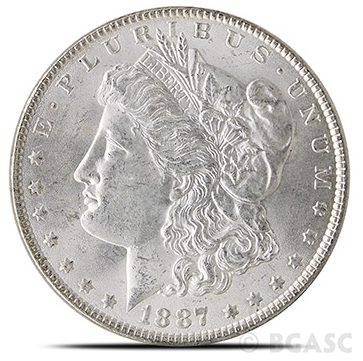Morgan Silver Dollar Uncirculated 1887