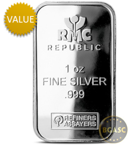 RMC one ounce silver bar