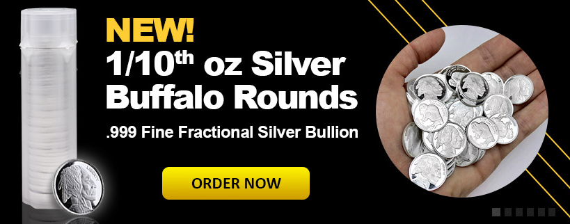 Silver Buffalo 1.10 rounds banner