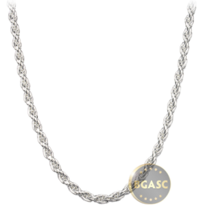Silver necklace bgasc
