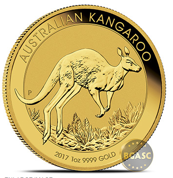 bgasc Australian gold Kangaroo coin