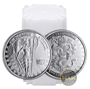 silver liberty and unity round roll