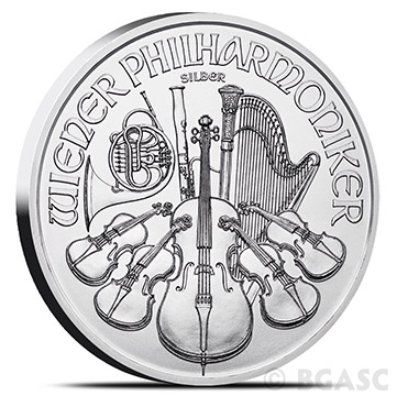 silver philharmonic coin bgasc